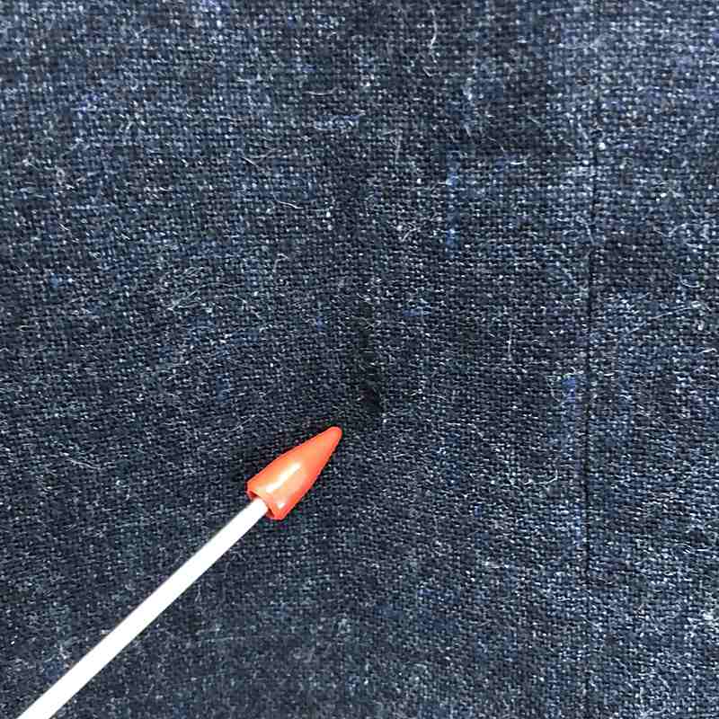 45r / フォーティファイブアール インディゴ リネン シルク ツイードジャケット ユニセックス