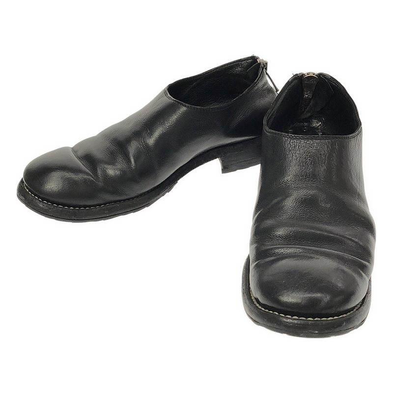 BACK ZIP LOW BOOTS / 990 レザー バックジップ スリッポン BACK ZIP LOW BOOTS / 990 レザー バックジップ スリッポン