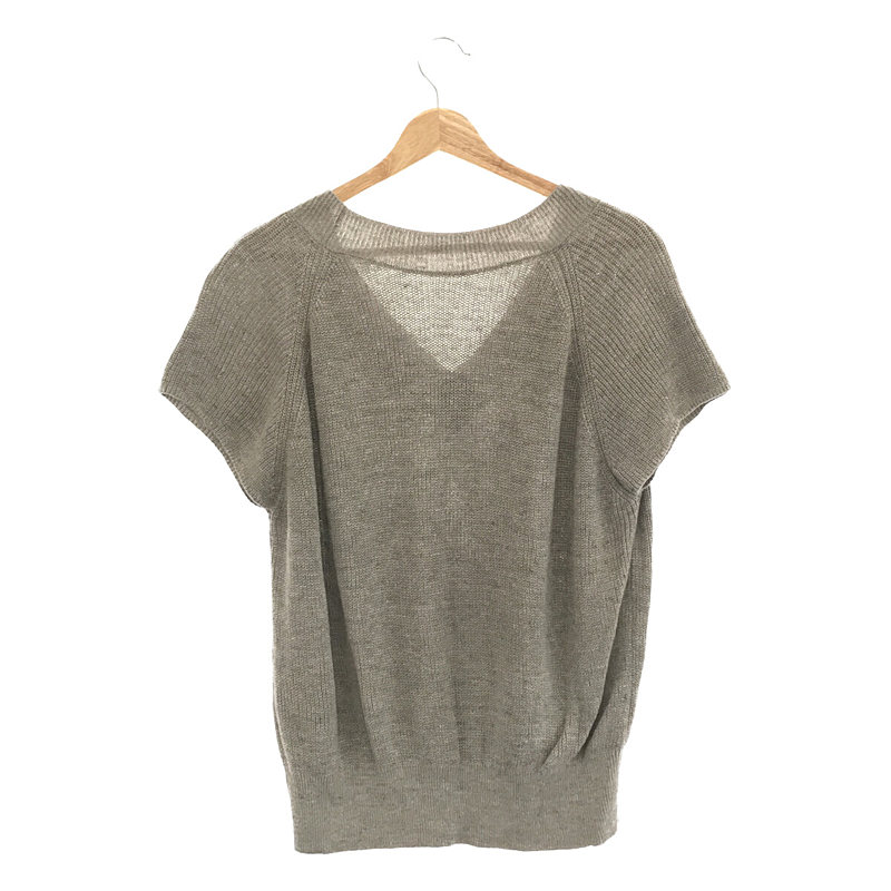 IENA / イエナ 2022SS Pashaリネンコットン片畦ニットベスト