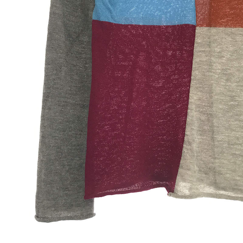 COMME des GARCONS / コムデギャルソン カレイドスコープ / パネルカラーニット