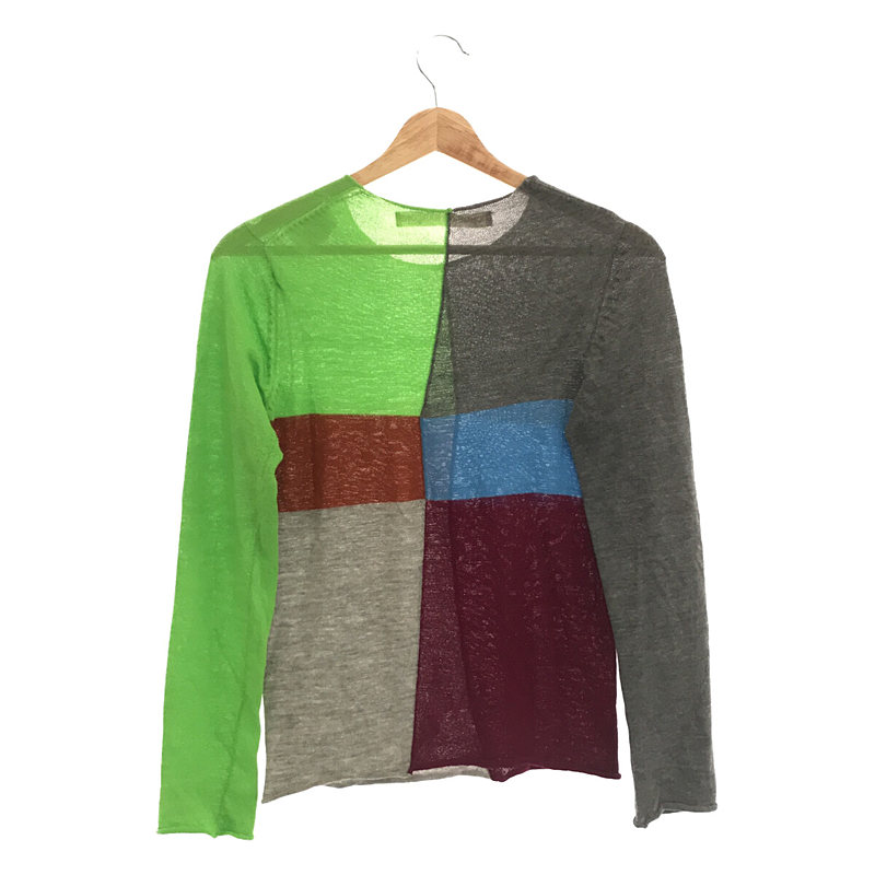 COMME des GARCONS / コムデギャルソン カレイドスコープ / パネルカラーニット