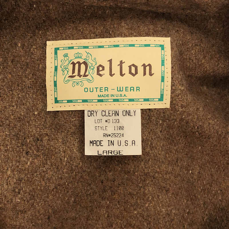 VINTAGE / ヴィンテージ古着 70S melton / メルトン USA製ウール シャツ ジャケット