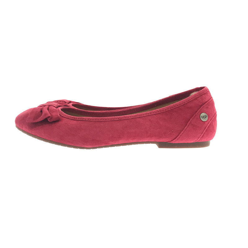 UGG / アグ ROHEN ローヘン スエードレザー リボン フラット パンプス