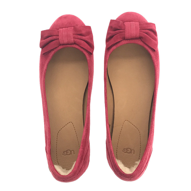UGG / アグ ROHEN ローヘン スエードレザー リボン フラット パンプス