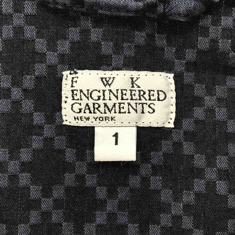 FWK BY ENGINEERED GARMENTS / エフダブリューケーバイ エンジニアドガーメンツ セットアップ コットン ジャガード 総刺繍 3B ジャケット / イージー スラックス パンツ