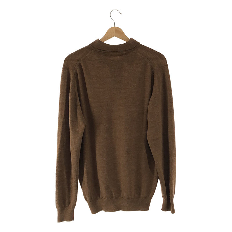 JOHN SMEDLEY / ジョンスメドレー 英国製 旧タグ ウール ハイゲージ ニット ポロ シャツ
