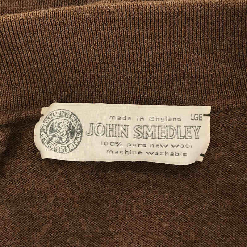JOHN SMEDLEY / ジョンスメドレー 英国製 旧タグ ウール ハイゲージ ニット ポロ シャツ