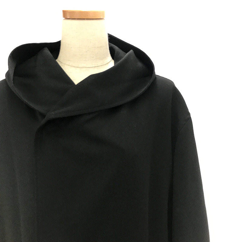 REGULATION Yohji Yamamoto / レギュレーションヨウジヤマモト ウールギャバ フードコート