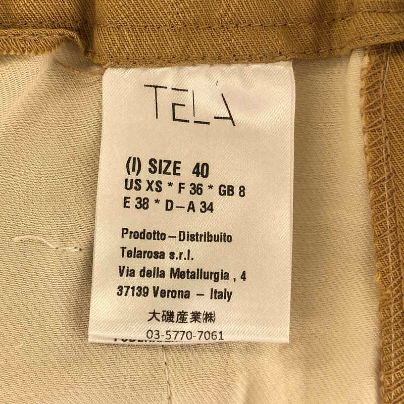 TELA / テラ イタリア製 リネン混 イージーパンツ