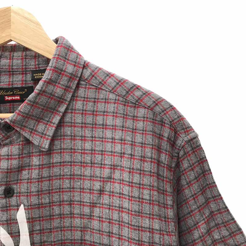 SUPREME / シュプリーム 2023SS × UNDERCOVER / アンダーカバー S/S Flannel Shirt  ショートスリーブ フランネル シャツ ステッカー付