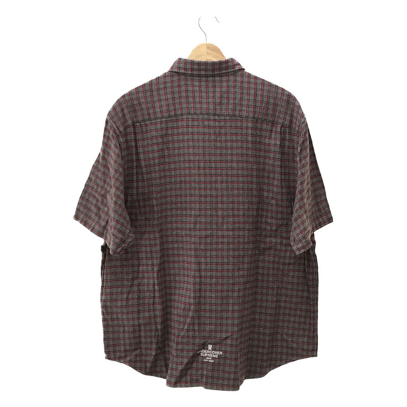 SUPREME / シュプリーム 2023SS × UNDERCOVER / アンダーカバー S/S Flannel Shirt  ショートスリーブ フランネル シャツ ステッカー付