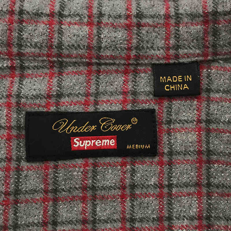 SUPREME / シュプリーム 2023SS × UNDERCOVER / アンダーカバー S/S Flannel Shirt  ショートスリーブ フランネル シャツ ステッカー付