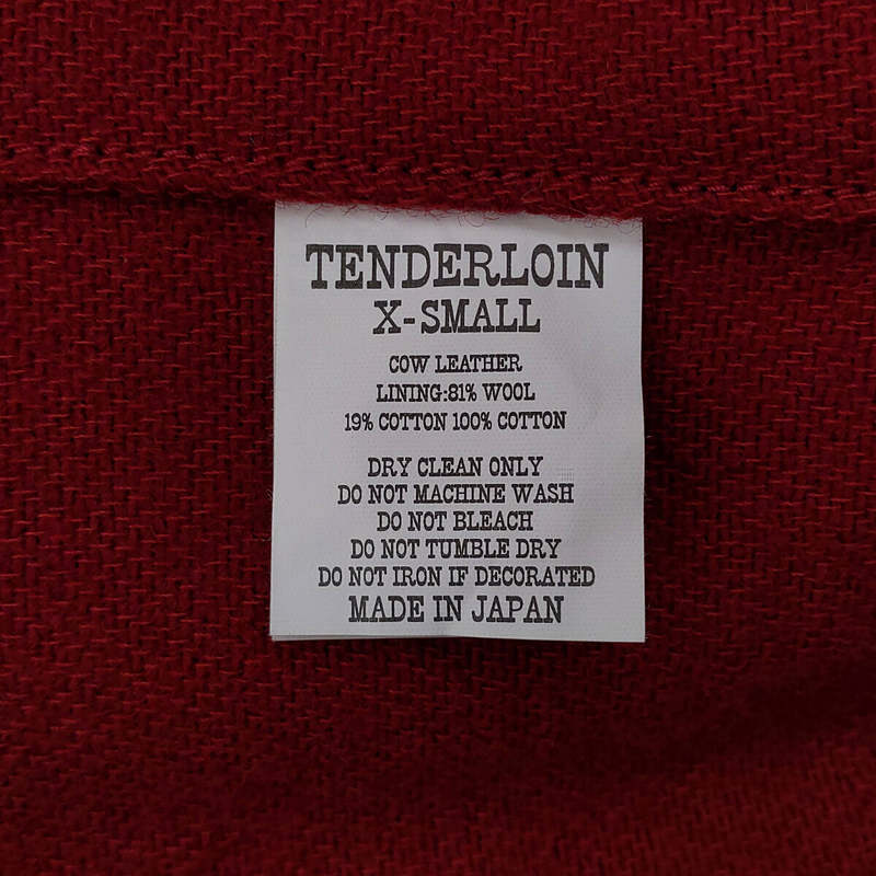 TENDERLOIN / テンダーロイン 牛革 スウェード レザージャケット