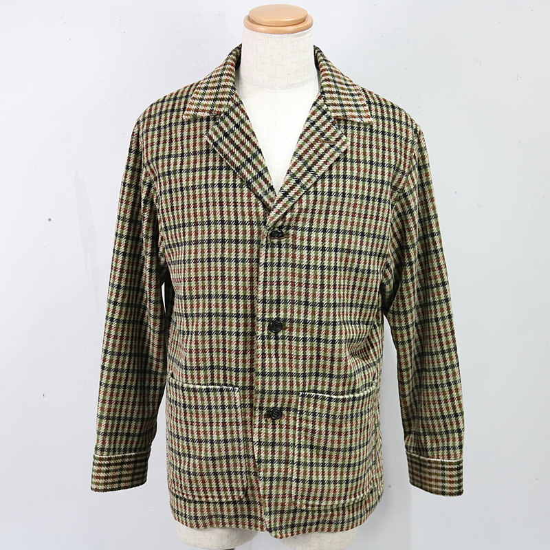 Loafer Jacket-Velvet/Plaid コットンジャケット