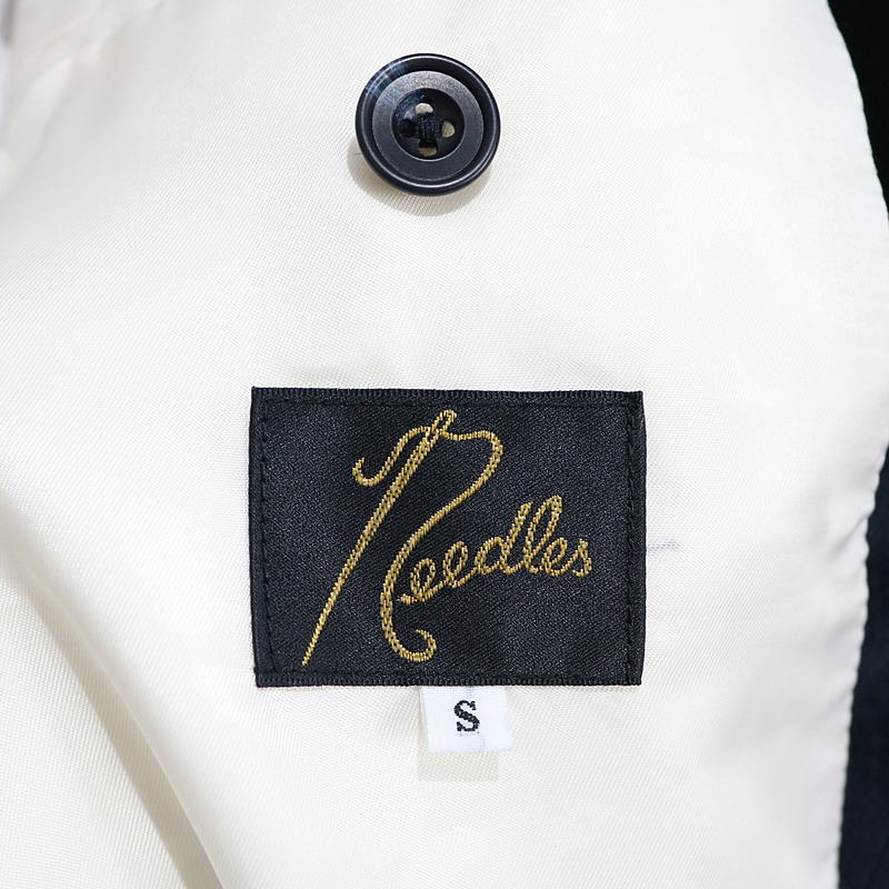 Needles / ニードルス Raglan Jacket パピヨン刺繍ベルベットラグランジャケット