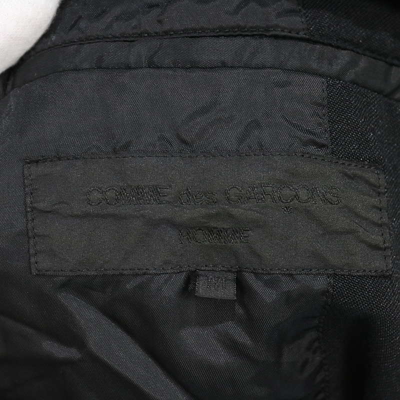 COMME des GARCONS HOMME / コムデギャルソンオム コットンポリ縮絨 袖裾切替2Bジャケット