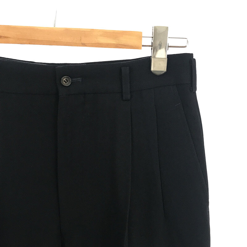 94AW 縮絨期 2タック ウール トラウザーズ スラックス パンツ 94AW 縮絨期 2タック ウール トラウザーズ スラックス パンツ