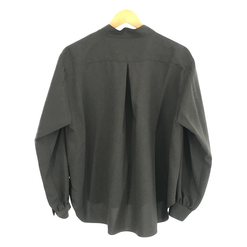 foufou / フーフー high neck blouse 比翼 ギャザー スリーブ ハイネック ブラウス