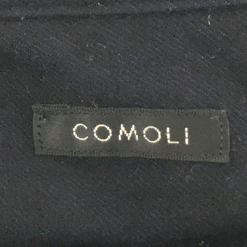 COMOLI / コモリ シルク ネル プルオーバー シャツ