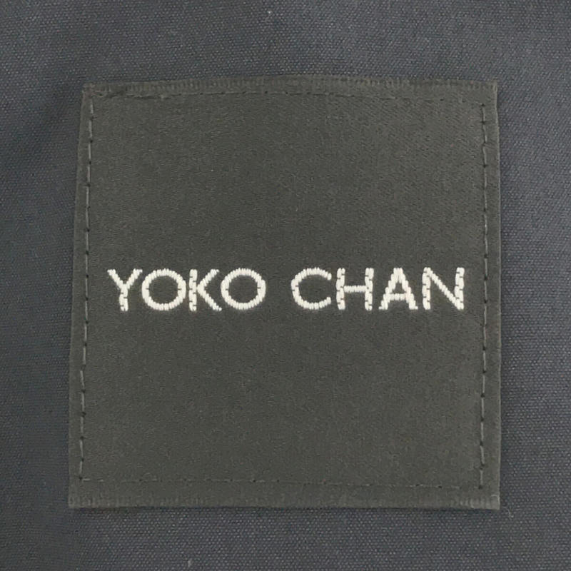 YOKO CHAN / ヨーコチャン コットン ナイロン ストレッチ ショルダー タック バルーン ワンピース