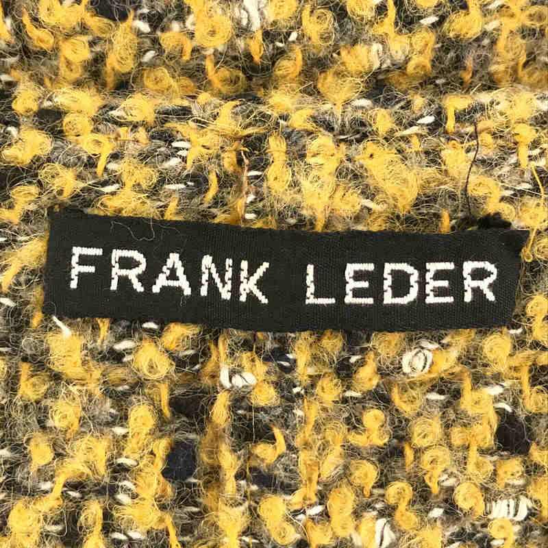 FRANK LEDER / フランクリーダー YELLOW WOOL VEST プルオーバー メランジ Vネック ニット ベスト