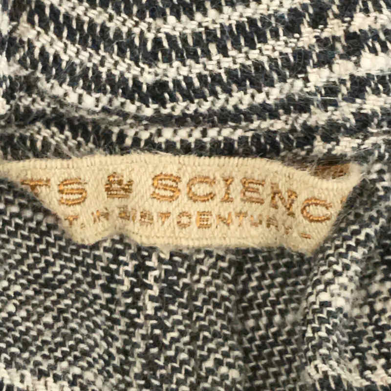 新品 ARTS AND SCIENCE グレンチェック ウールパンツ-