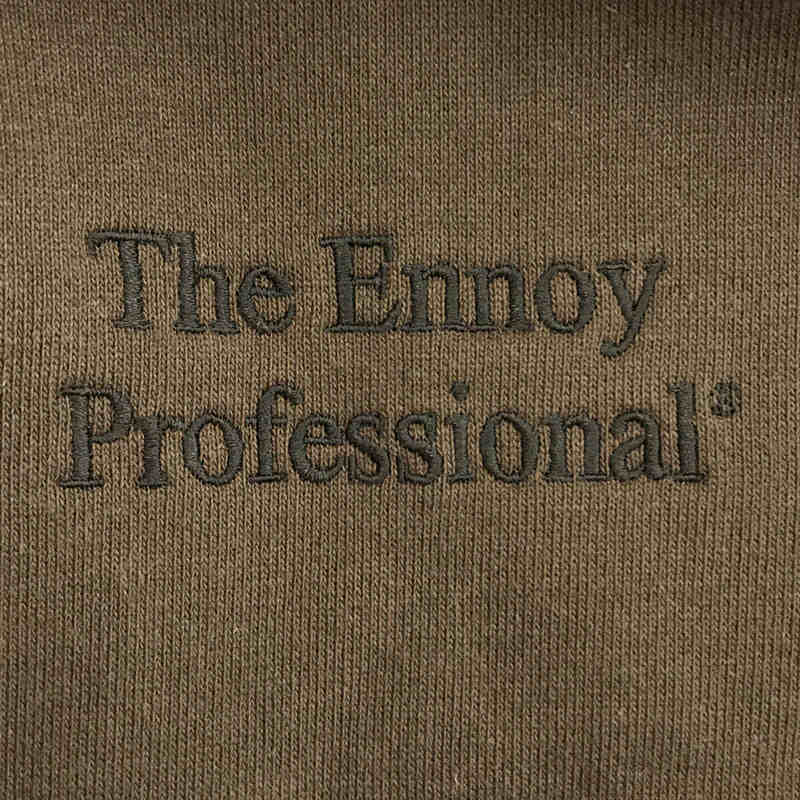 The Ennoy Professional / ザ エンノイ プロフェッショナル ワンポイント刺繡ロゴ コットン スウェット プルオーバー パーカー スタイリスト私物