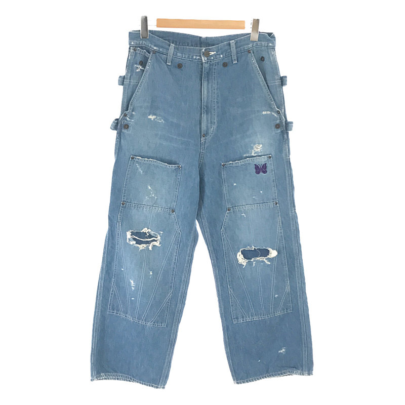 Apron Pants 10oz C/L Denim Distressed コットン リネン 10 Apron Pants 10oz C/L Denim Distressed コットン リネン 10