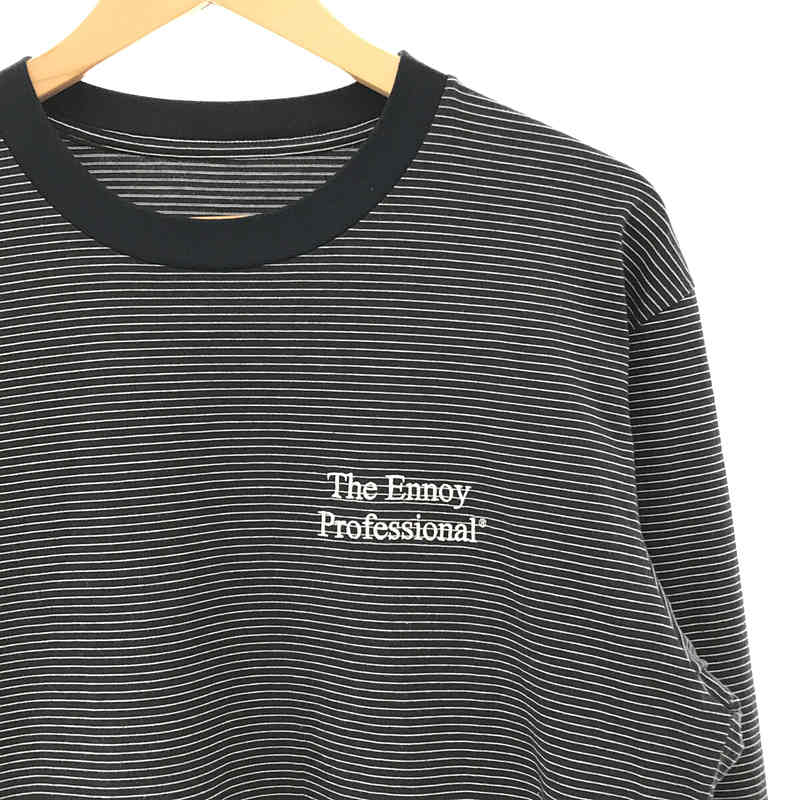 特売割30% The Ennoy Professional/長袖Tシャツ/L/コットン/BLK