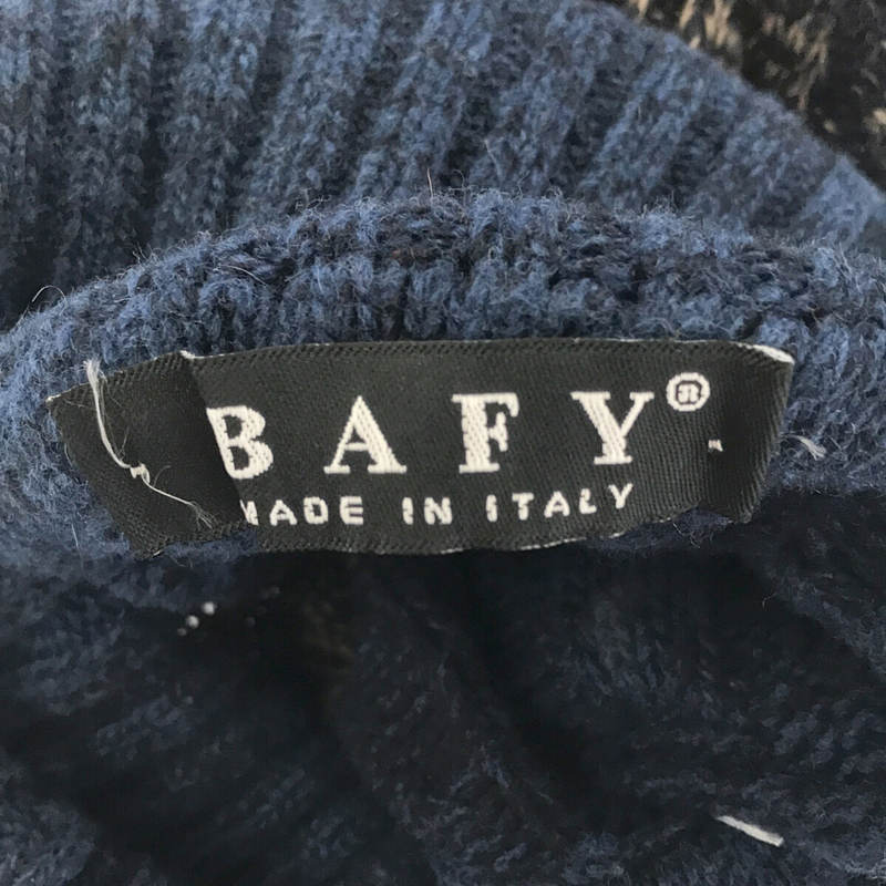 BAFY / バフィー グラデーション タートルネック ケーブルニット セーター