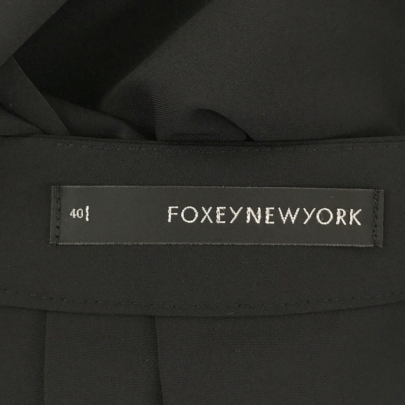 FOXEY NEW YORK / フォクシーニューヨーク ストレッチ タック フレア スカート スカート ハンガー付き