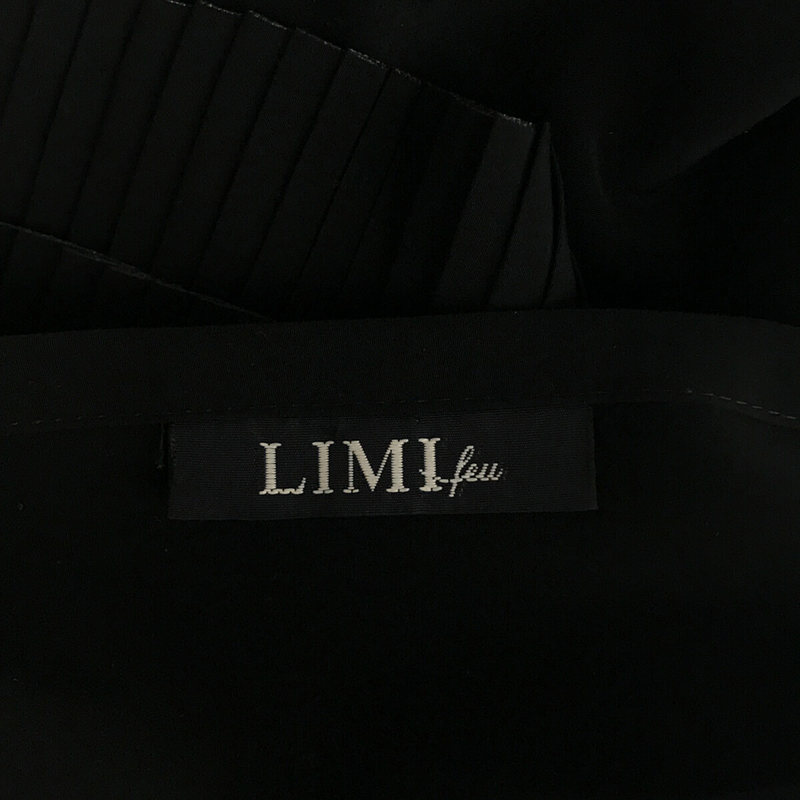 LIMI feu / リミフゥ プリーツ フリル ロング ドレス ワンピース
