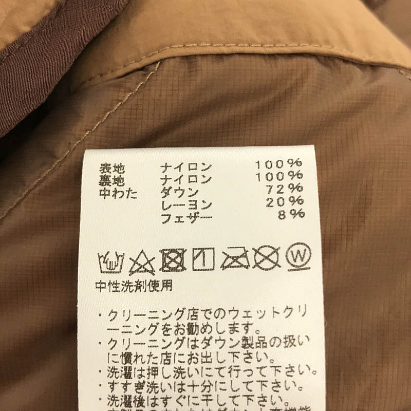 THE NORTH FACE PURPLE LABEL / ザノースフェイスパープルレーベル Field Down Cardigan ND2153N フィールドダウンカーディガン 光電子 ノーカラー ダウン ジャケット