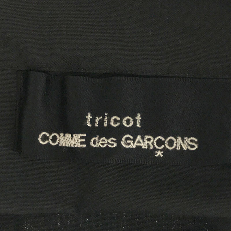 tricot COMME des GARCONS / トリココムデギャルソン 90s～ コットン ノーカラー シャツ ブラウス