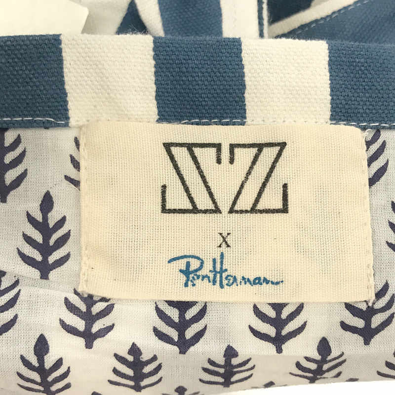 SZ Blockprints / エスゼット ブロックプリント RonHerman 別注 ストライプ トートバッグ