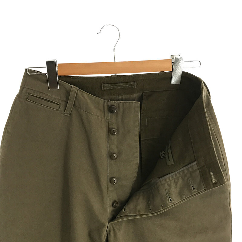 ​NIGEL CABOURN / ナイジェルケーボン BASIC CHINO ボタンフライ ベーシック ストレート チノパンツ