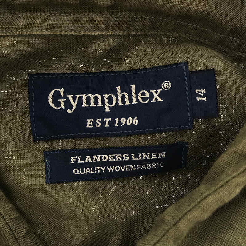 Gymphlex / ジムフレックス フランダース リネン ロング シャツ ワンピース