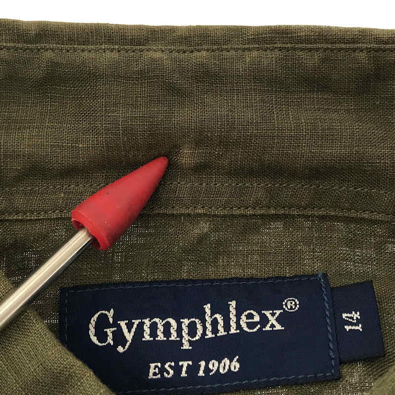 Gymphlex / ジムフレックス フランダース リネン ロング シャツ ワンピース