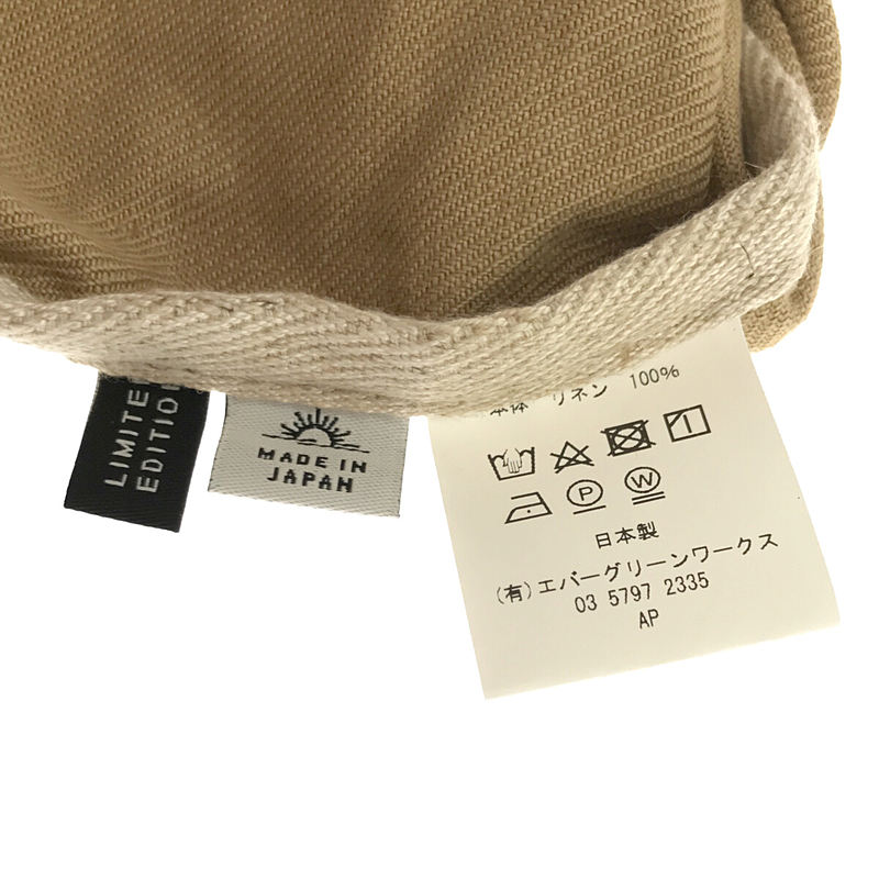 STANDARD SUPPLY / スタンダードサプライ DAILY LINEN SHOULDER TALL LIMITED EDITION ロゴ刺繍 デイリー リネン ショルダーバッグ トール リミテッドエディション