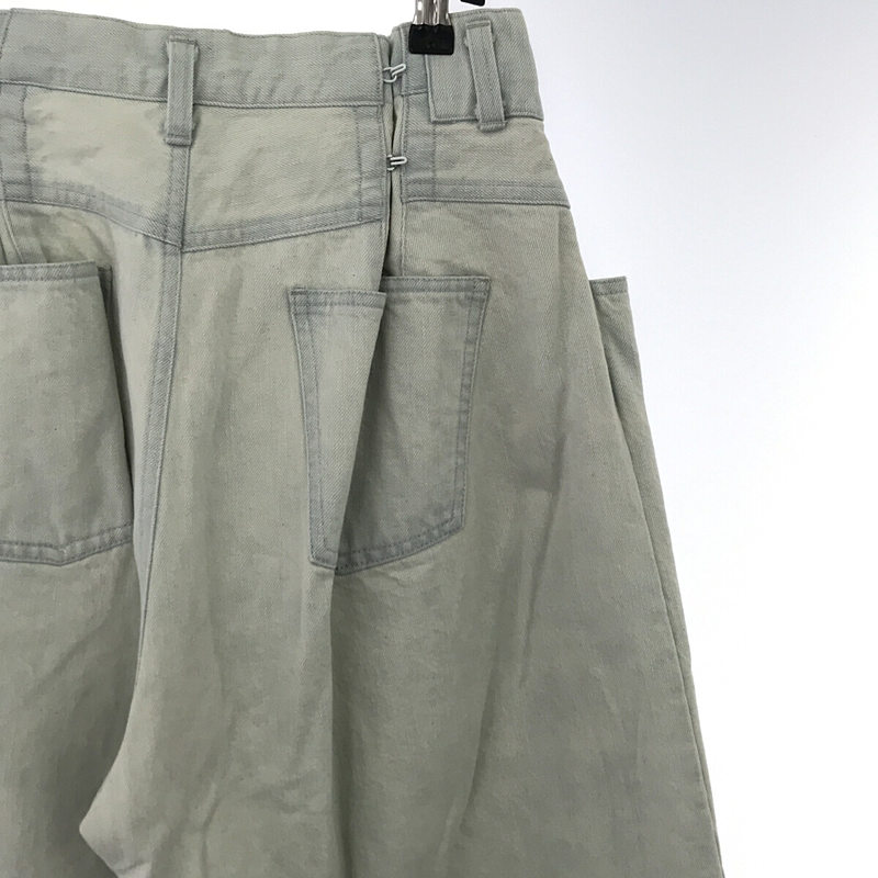 stein / シュタイン EX WIDE HOOKED DENIM JEANS #STONE [ST.150]  ワイド ウエスト ホック ワイド デニム パンツ