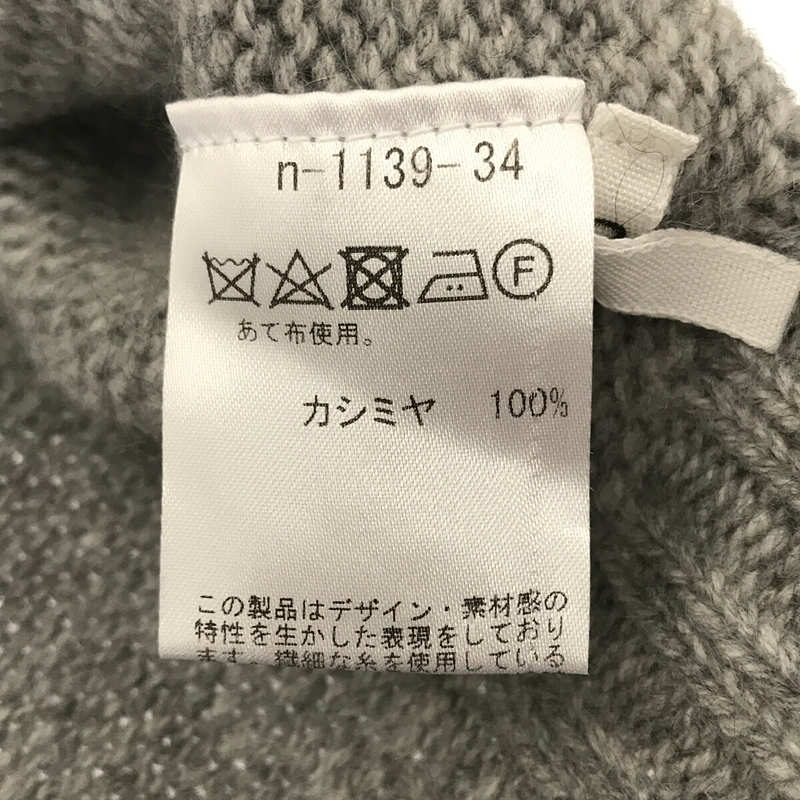 n100 / エヌワンハンドレッド カシミヤ100％ タートルネックニット