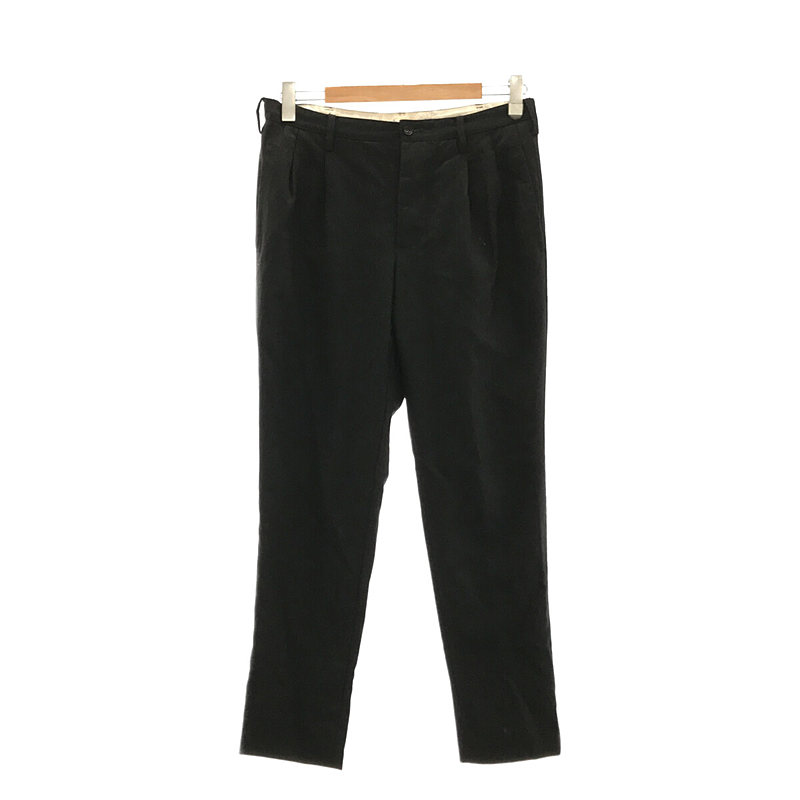 peg top trousers ヘリンボーンウール ペグトップトラウザー パンツ