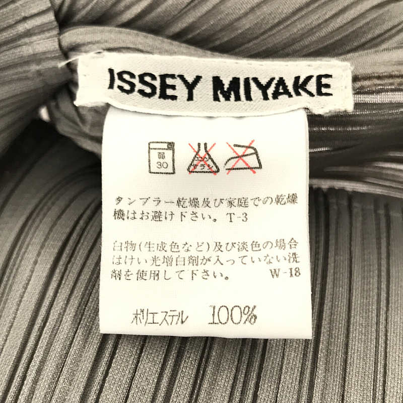 ISSEY MIYAKE / イッセイミヤケ 2000s 白タグ プリーツ ハイネック ロングスリーブカットソー