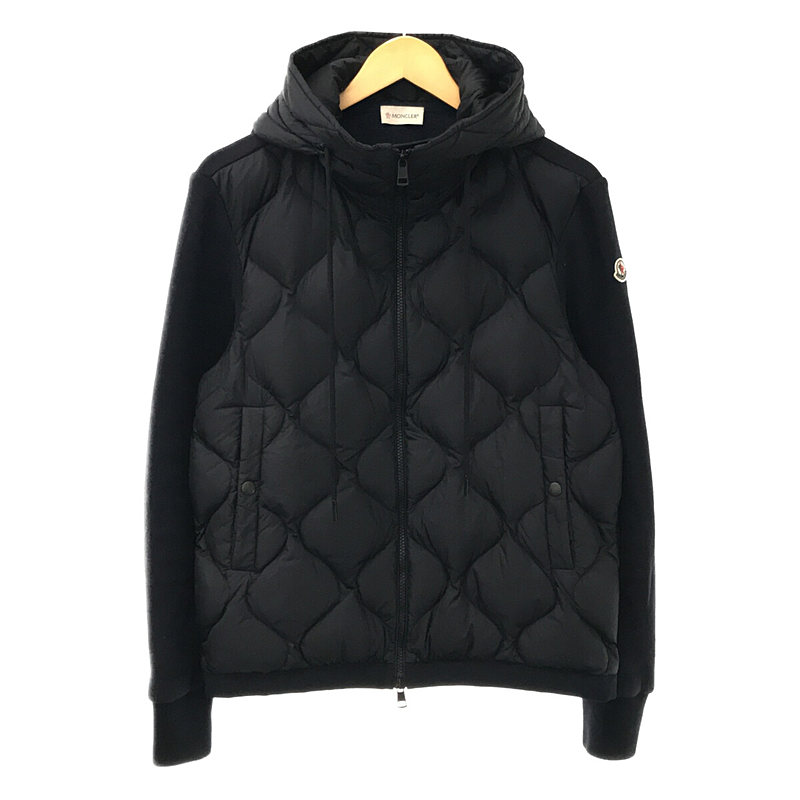 MAGLIA CARDIGAN マグリア フード付き キルティング スウェット切替 ダウンジャケットMONCLER / モンクレール