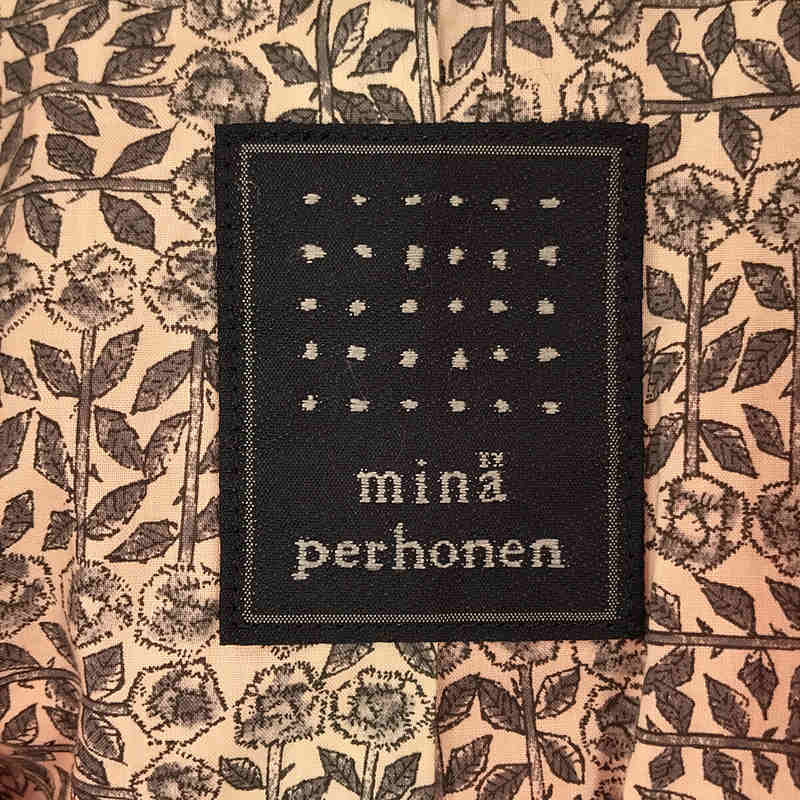 mina perhonen / ミナペルホネン pianissimoウール シングルコート コートカバー付き