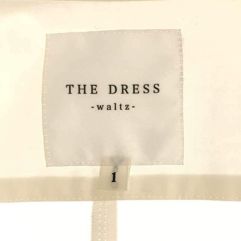 THE DRESS - waltz - #13 shirts collar belted one piece ペチコート付き  シャツカラーベルテッドワンピースfoufou / フーフー