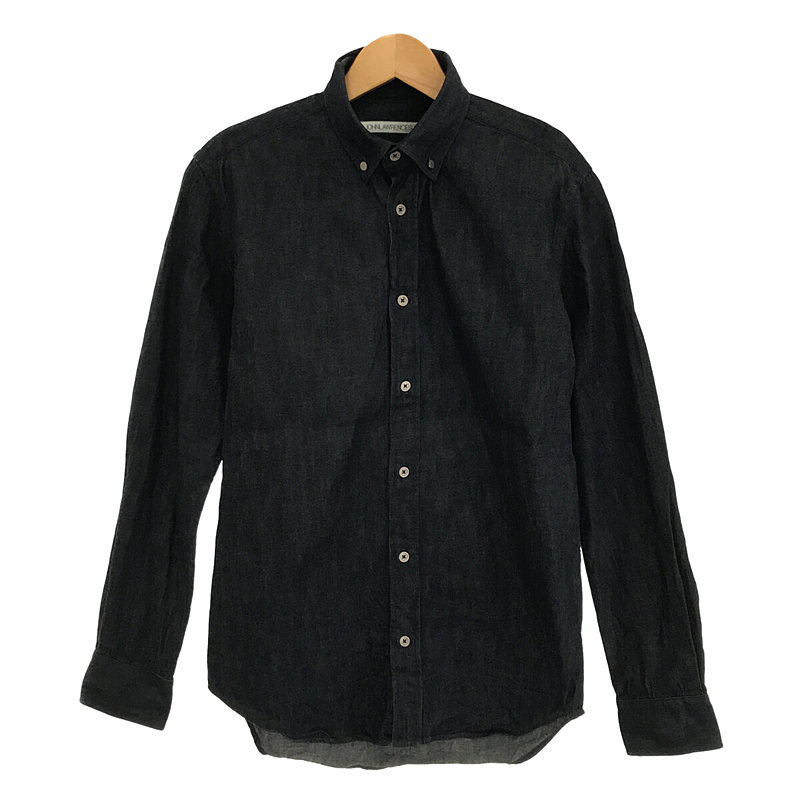 RIGID DENIM BUTTON DOWN SHIRT リジッド デニム ボタンダウン シャツ