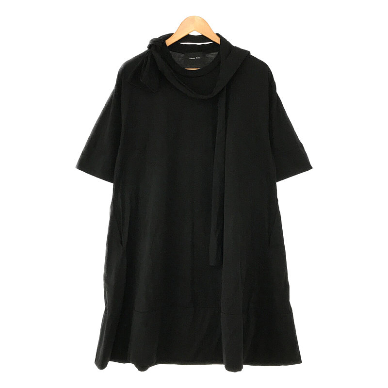 SHOULDER BOW TUNIC DRESS チュニック ドレス ワンピース