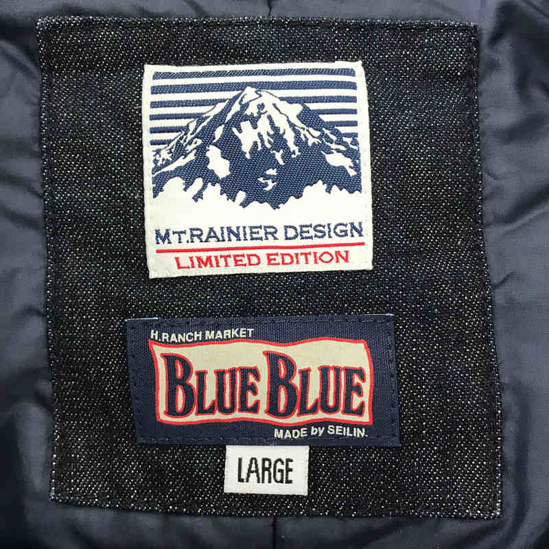 BLUE BLUE / ブルーブルー × MT.RAINIER DESIGN マウントレイニアデザイン デニムコンビ ダウンジャケット