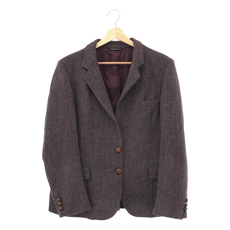 80s Levine's USA製 Harris Tweed ヘリンボーン 2B テーラードジャケット